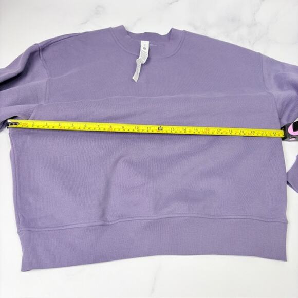 Lululemon Steady State Grape Mist Purple Oversized Crew Sweatshirt Size Small 🤍 - Picture 11 of 12